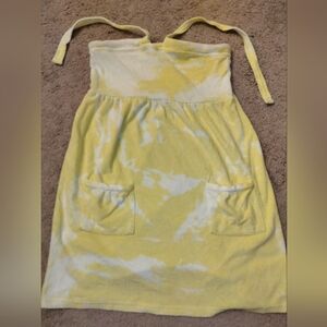 Capelli of New York Yellow and White Dress